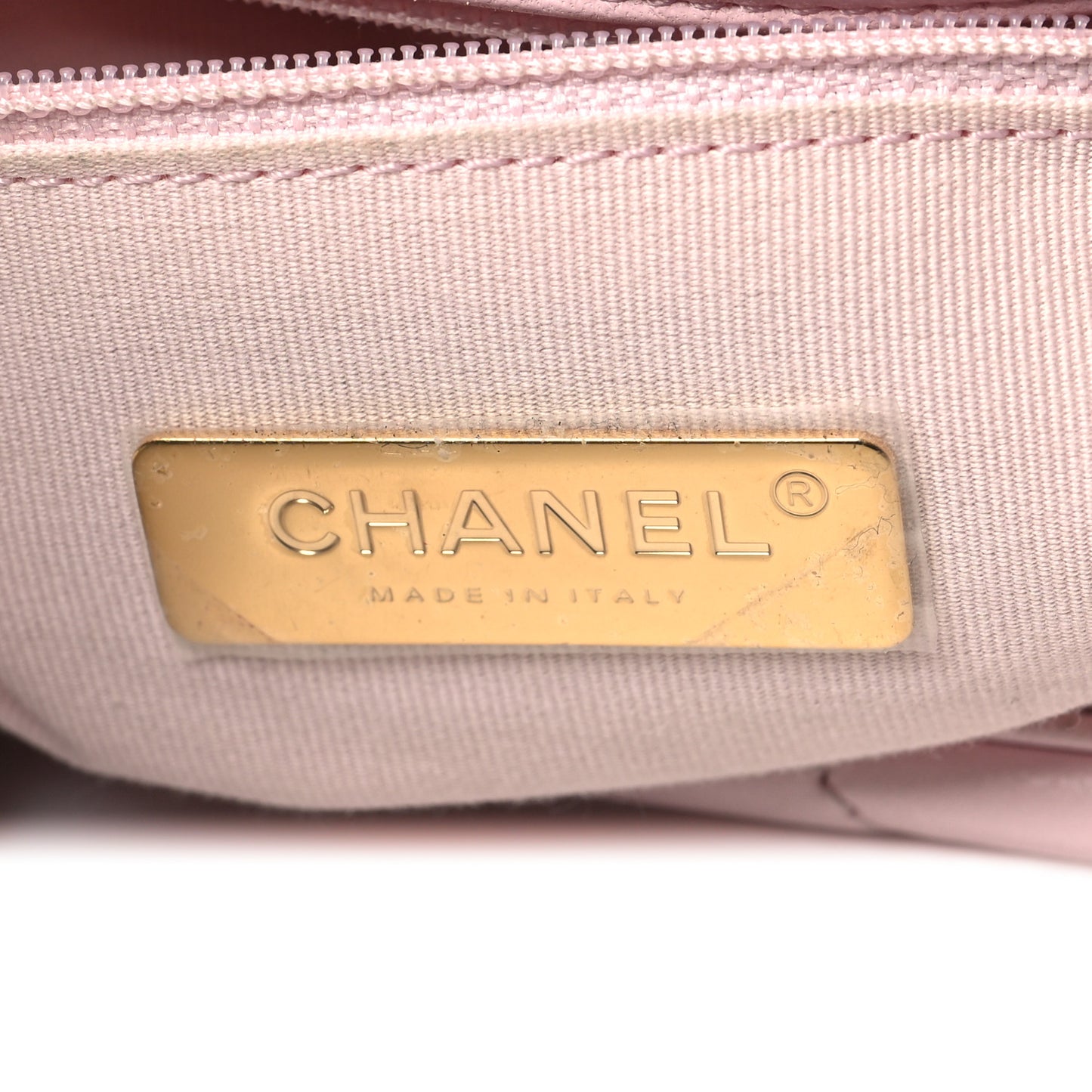 Lambskin Quilted Medium 19 Flap Light Pink