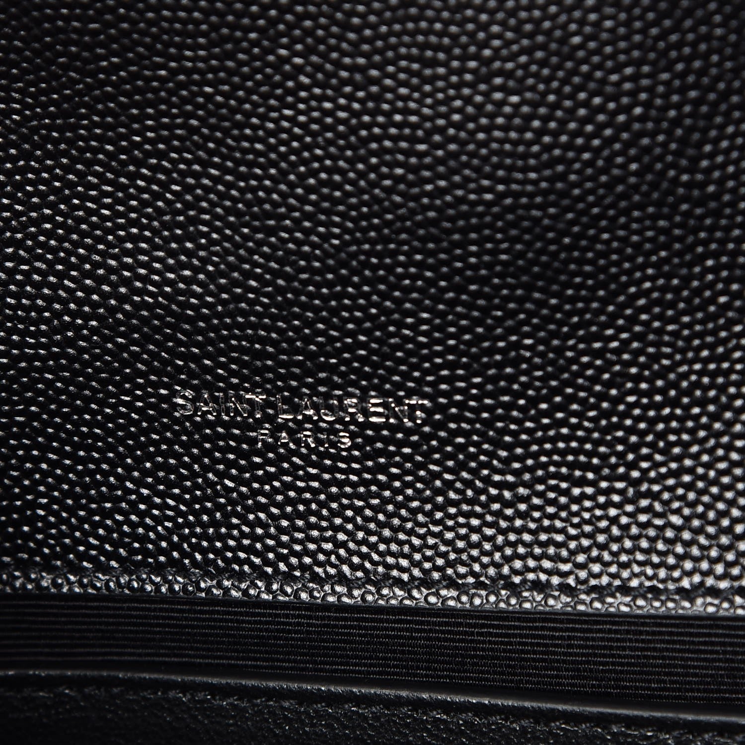 Saint Laurent Grain De Poudre Small Monogram Kate Satchel Black 7 of 9
