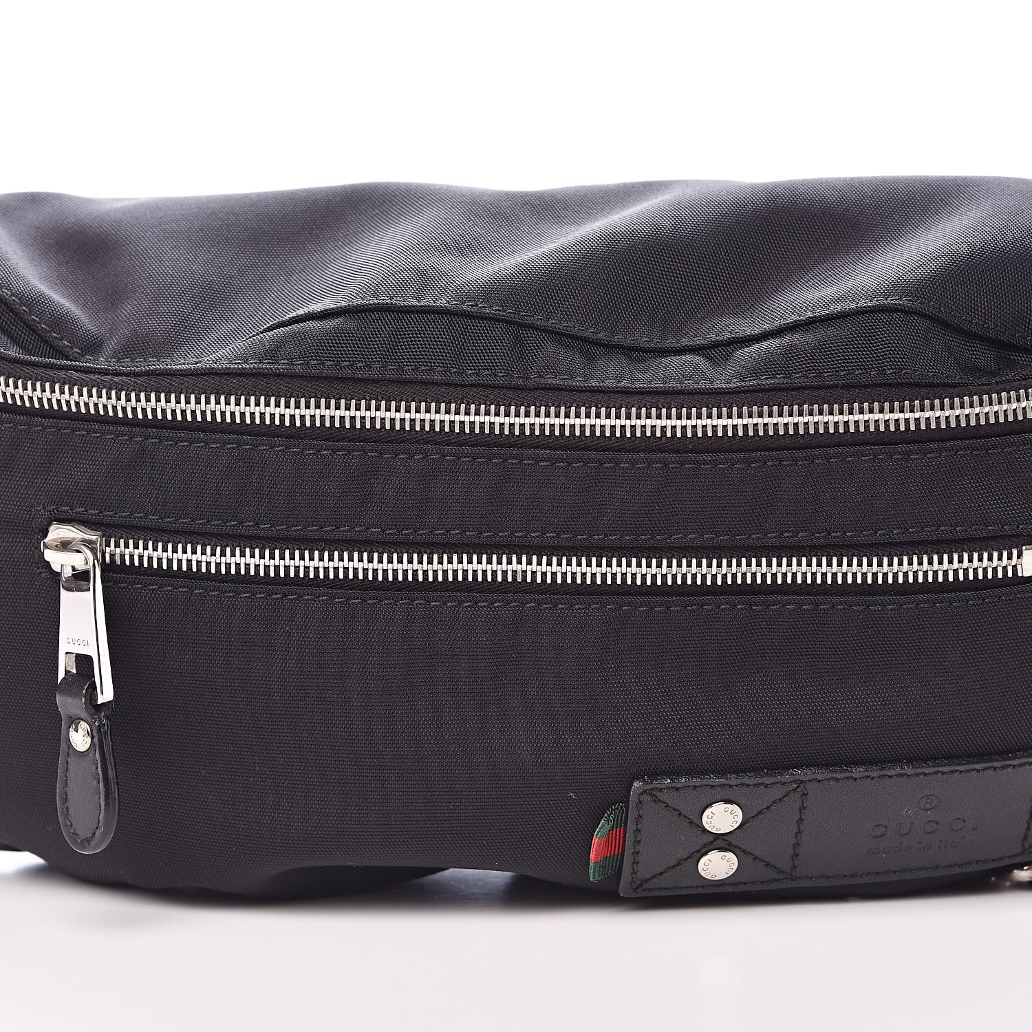 Gucci Nylon Web Belt Bag Black 8 of 10