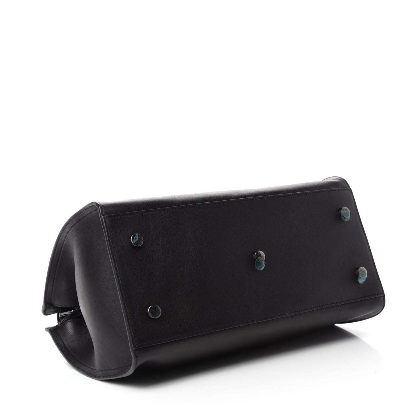 Calfskin Small Monogram Cabas Black