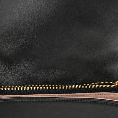 Louis Vuitton Lambskin Embossed Monogram Pochette Coussin Black 11 of 12
