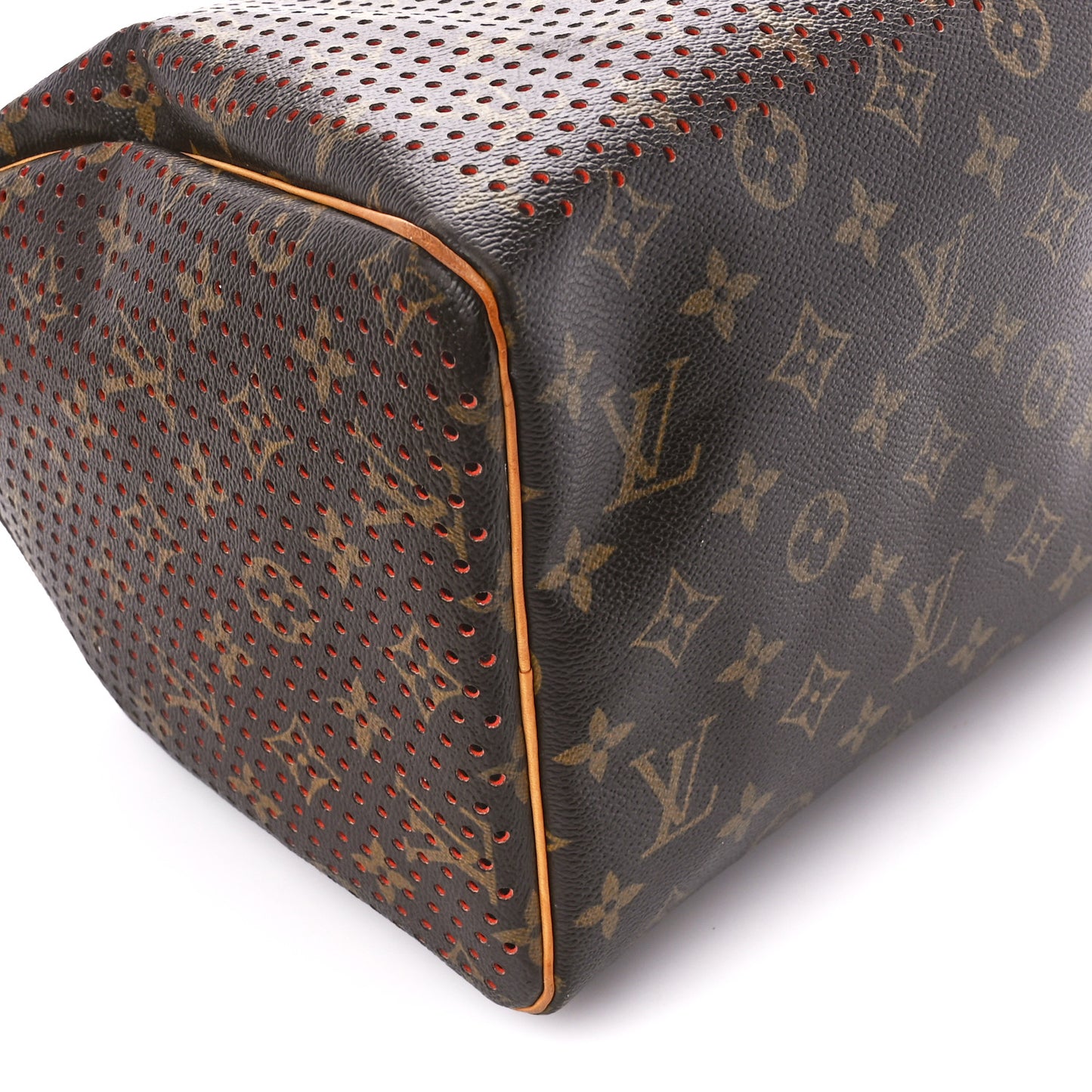 Monogram Perforated Speedy 30 Orange