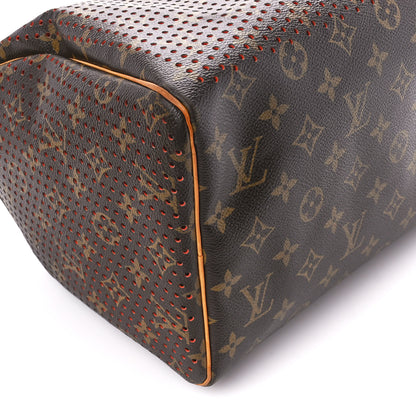Louis Vuitton Monogram Perforated Speedy 30 Orange 9 of 14