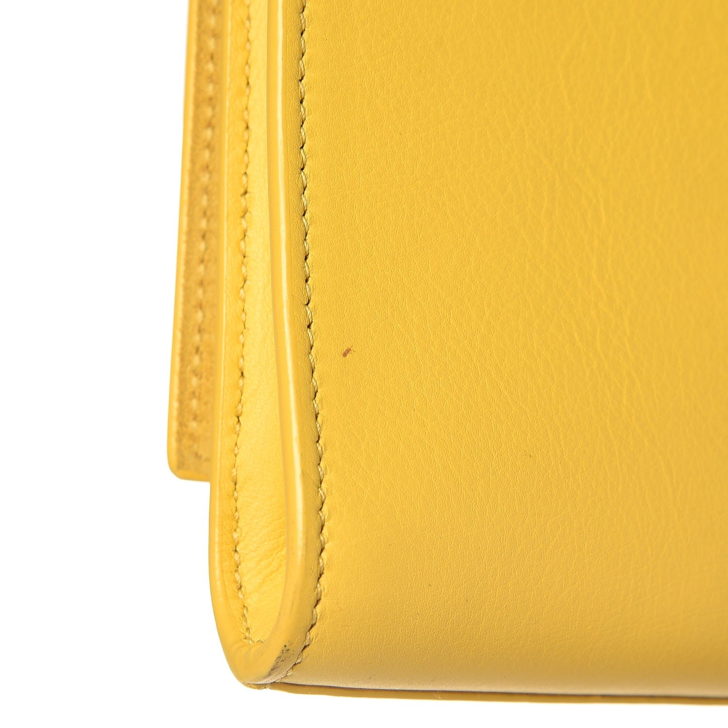 Saint Laurent Calfskin Classic Y Ligne Clutch Soleil 14 of 14