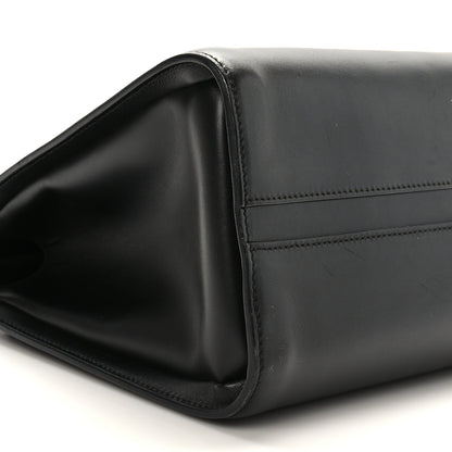 Chloe Shiny Calfskin Medium Annie Shoulder Bag Black 7 of 9