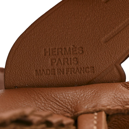 Hermes Milo Lambskin Swift Grigri Rodeo Pegase Horse Bag Charm PM Gold 3 of 5