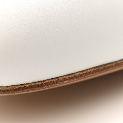 Hermes Calfskin Oz Mules 37.5 White 10 of 11