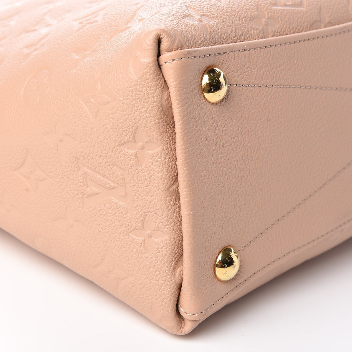 Empreinte V Tote MM Beige Rose Creme