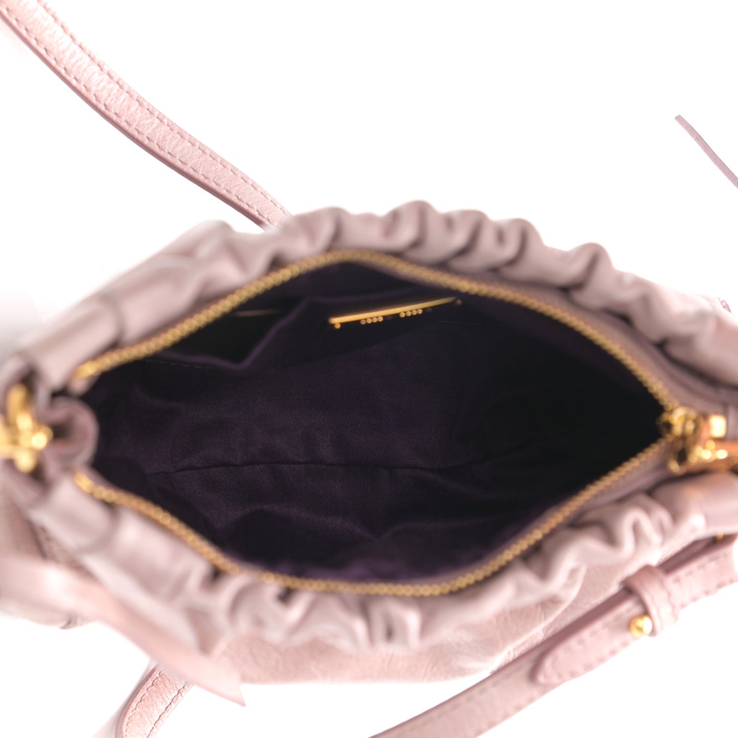 Vitello Shine Crossbody Clutch Mughetto