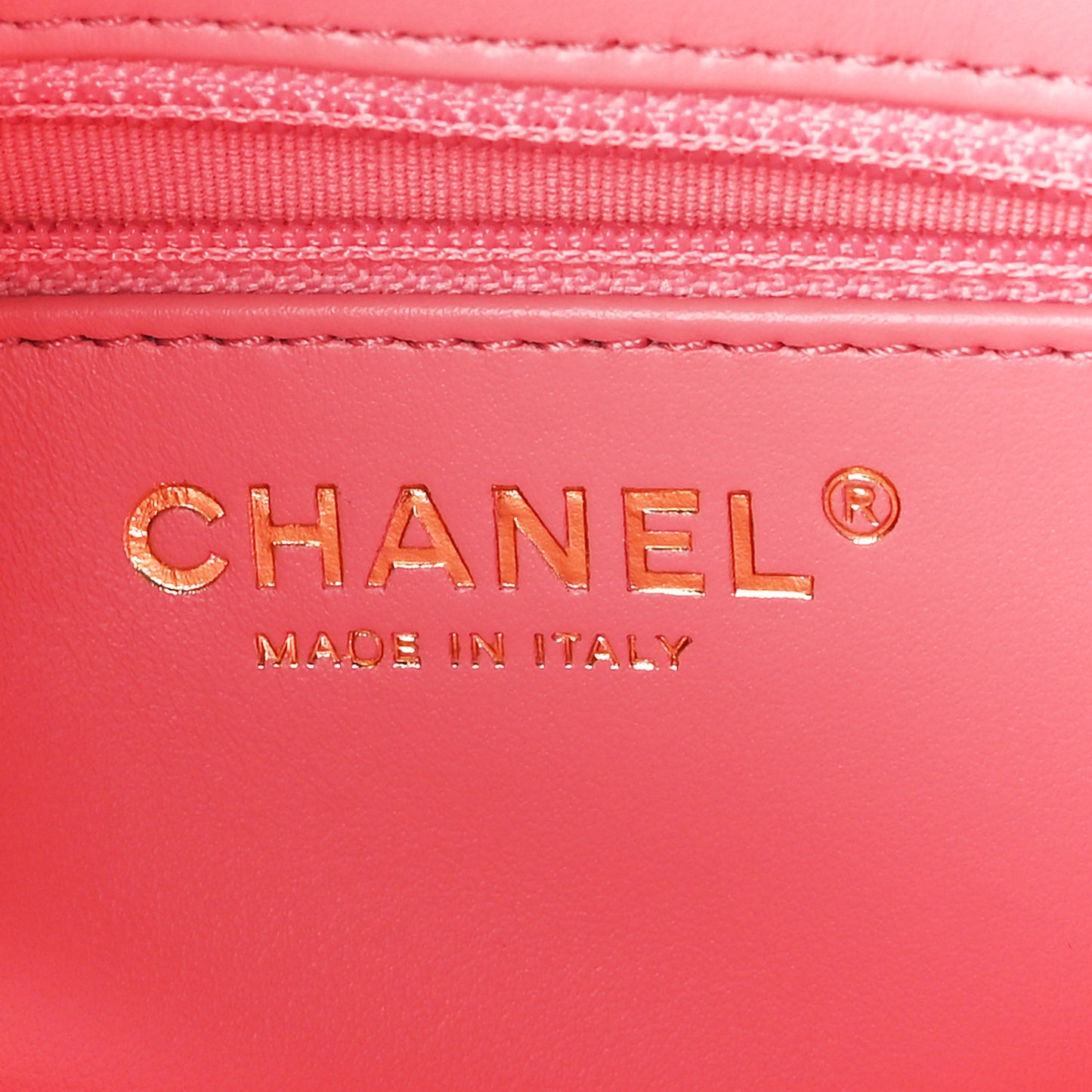 Shiny Aged Calfskin Quilted Nano Kelly Shopper Coral Pink