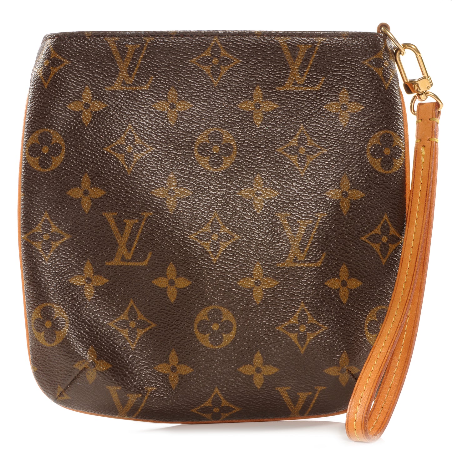 Monogram Partition Wristlet