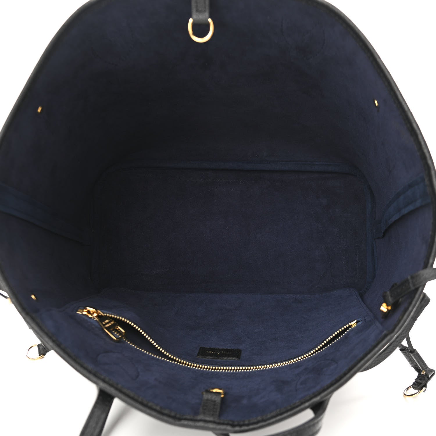 Louis Vuitton Empreinte Monogram Giant Neverfull MM Black 6 of 10