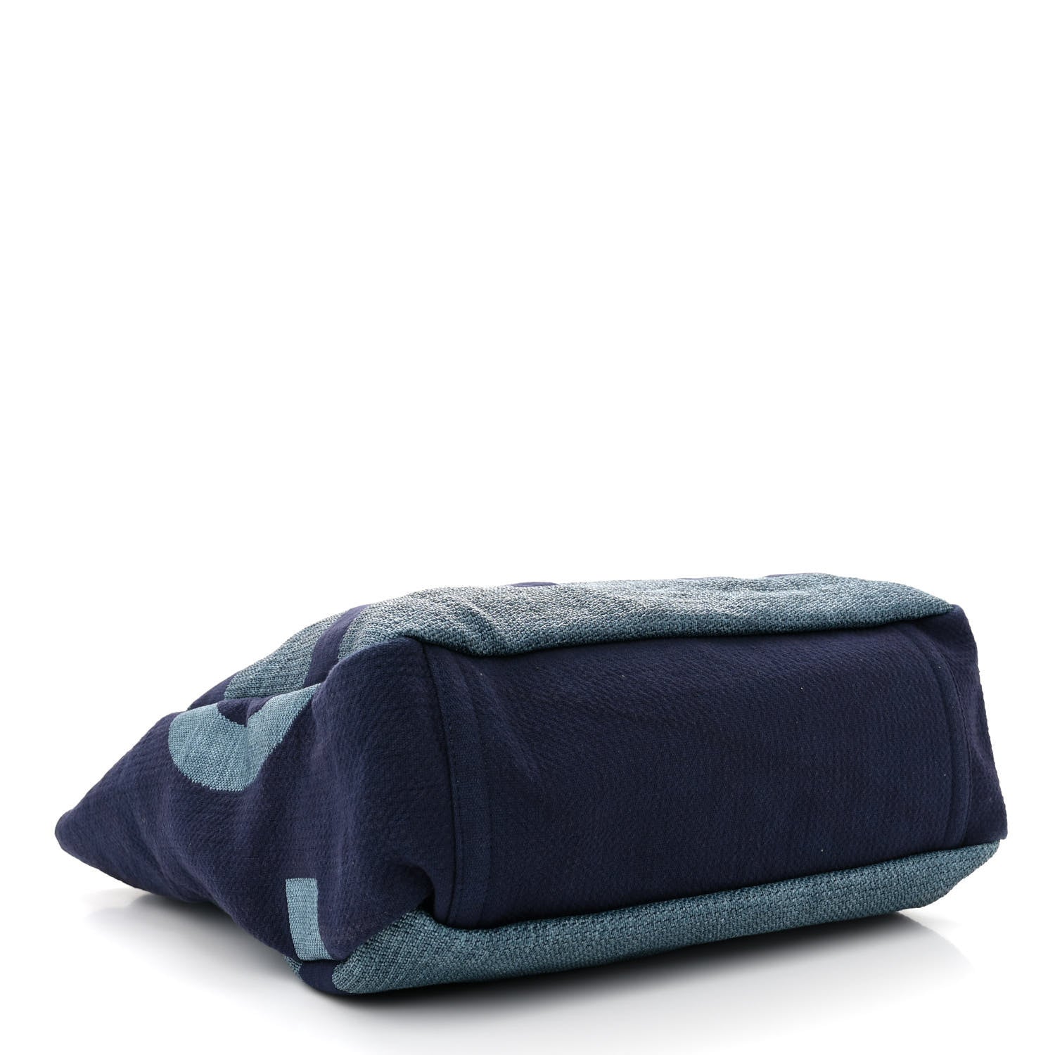 Chanel Canvas Large Shopping Tote Dark Blue 4 of 11