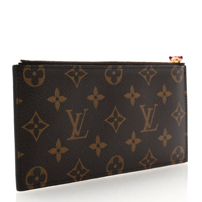Louis Vuitton Monogram Felicie Chain Wallet Zippered Insert Fuchsia 3 of 6