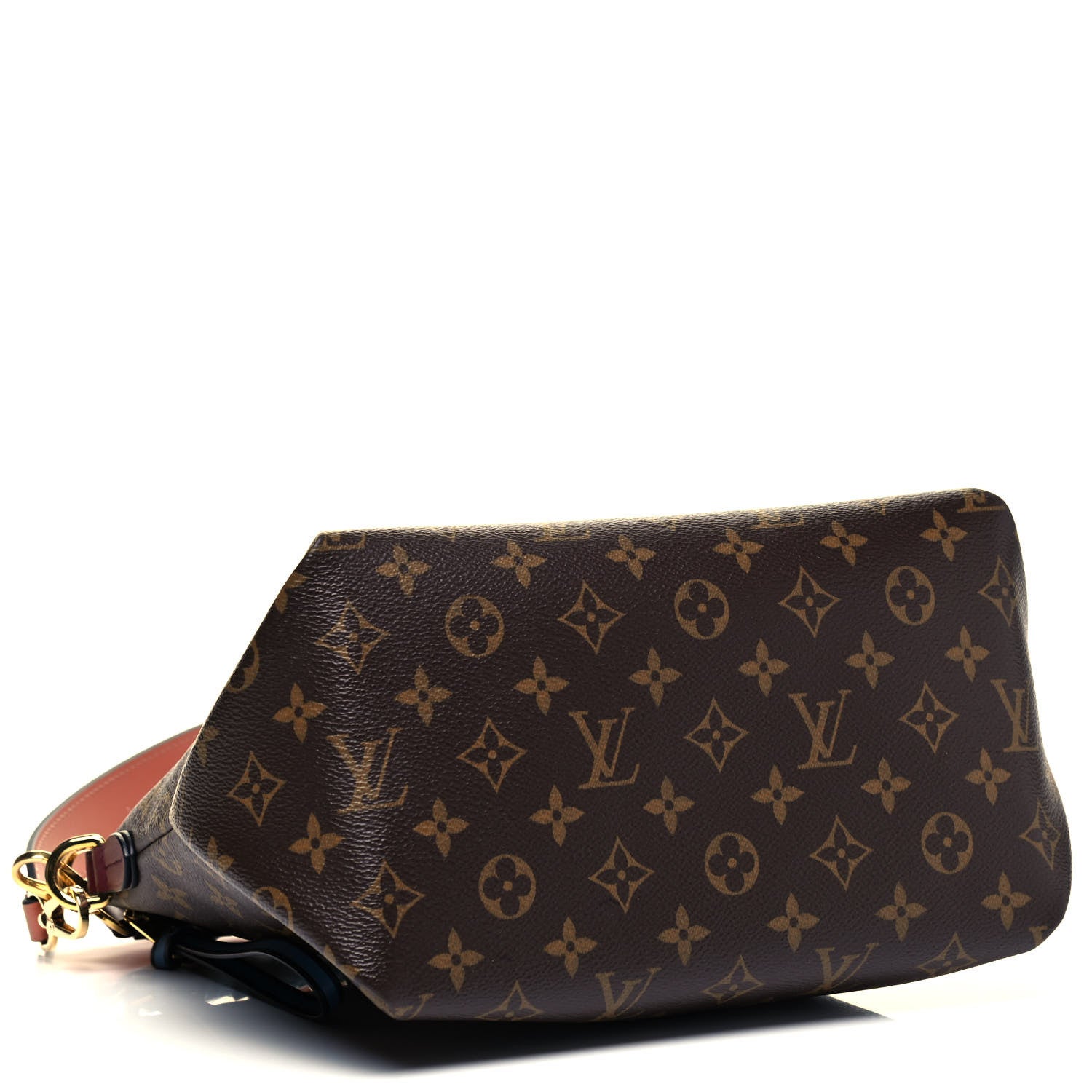 Louis Vuitton Monogram Beaubourg Hobo Mini Bordeaux Red Peach Safran Blue Jean Blue 5 of 10