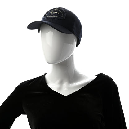 Prada Cotton Baseball Hat M Navy 2 of 8