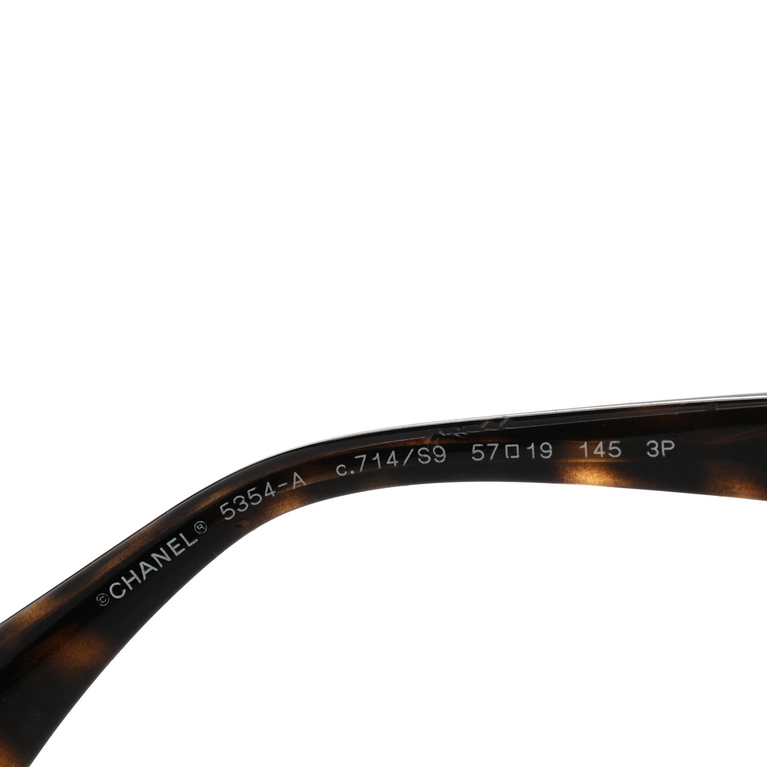 Chanel Acetate Polarized Bijou Cat Eye Sunglasses 5354 Black 5 of 7