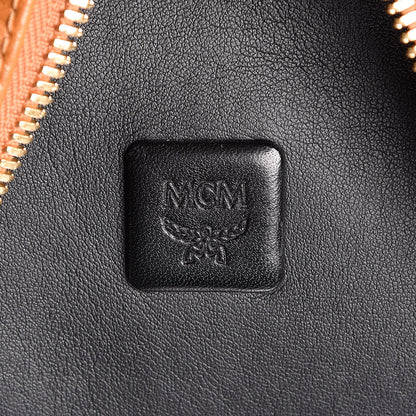 MCM Visetos Medium Stark Backpack Cognac 10 of 17