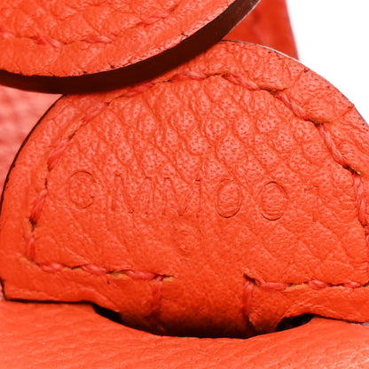 Hermes Epsom Amazone Evelyne TPM Orange Poppy Bleu Zanzibar 7 of 12