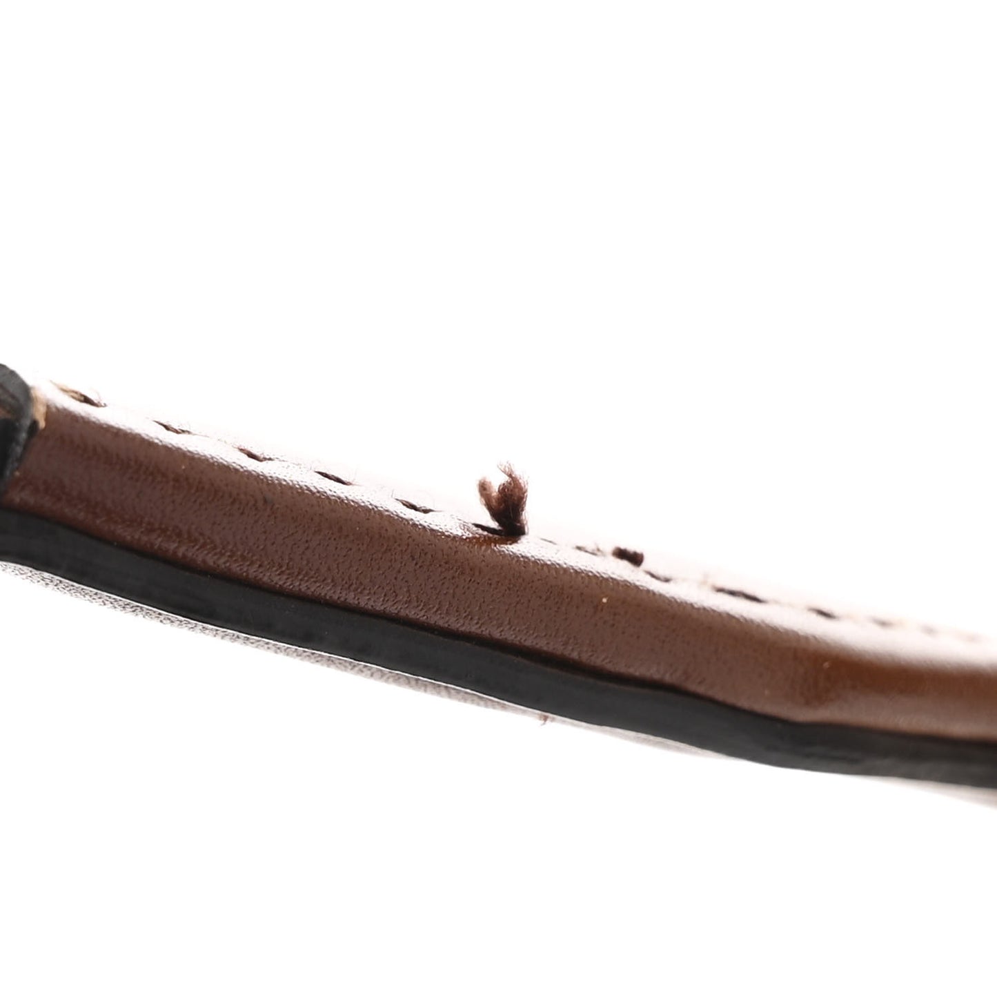 Calfskin Small Lady Web Shoulder Bag Cuir