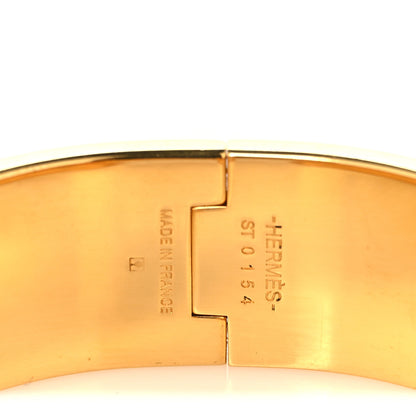 Hermes Enamel Wide Clic Clac H Bracelet PM Bleu Transat 4 of 4