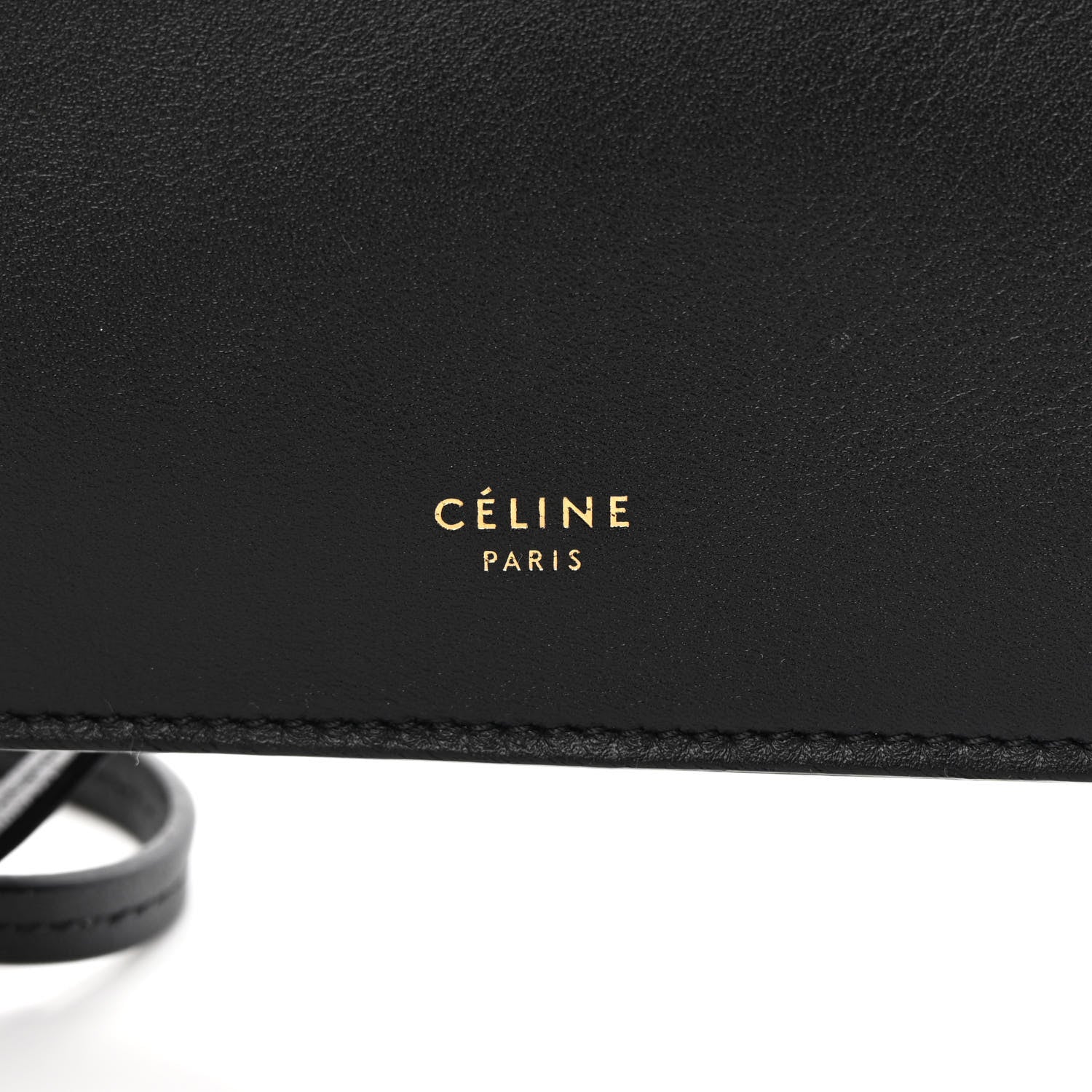 Celine Smooth Calfskin Mini Clasp Bag Black 6 of 14