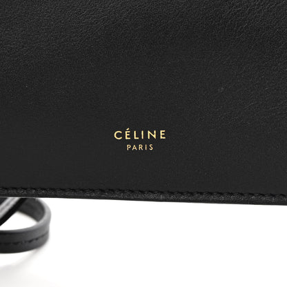 Celine Smooth Calfskin Mini Clasp Bag Black 6 of 14