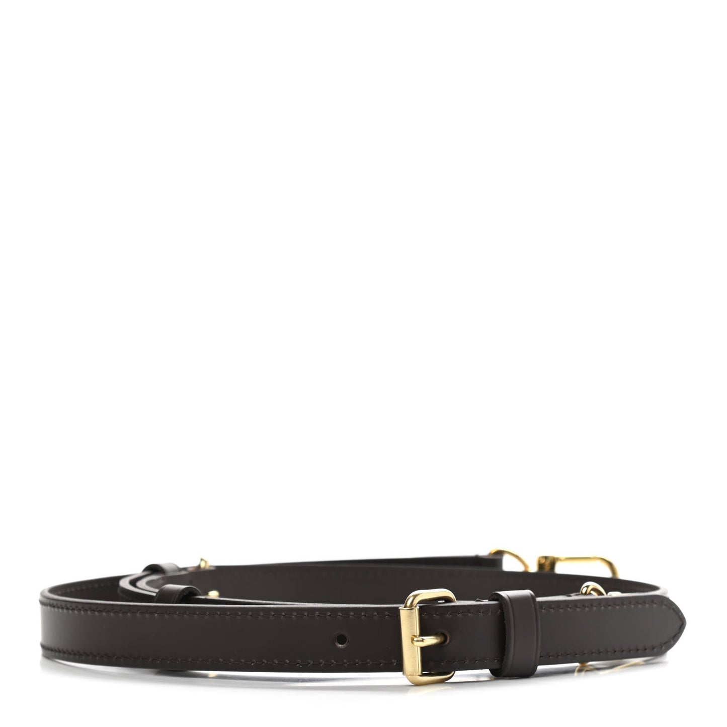 Calfskin Adjustable Speedy Bandouliere Shoulder Strap Brown