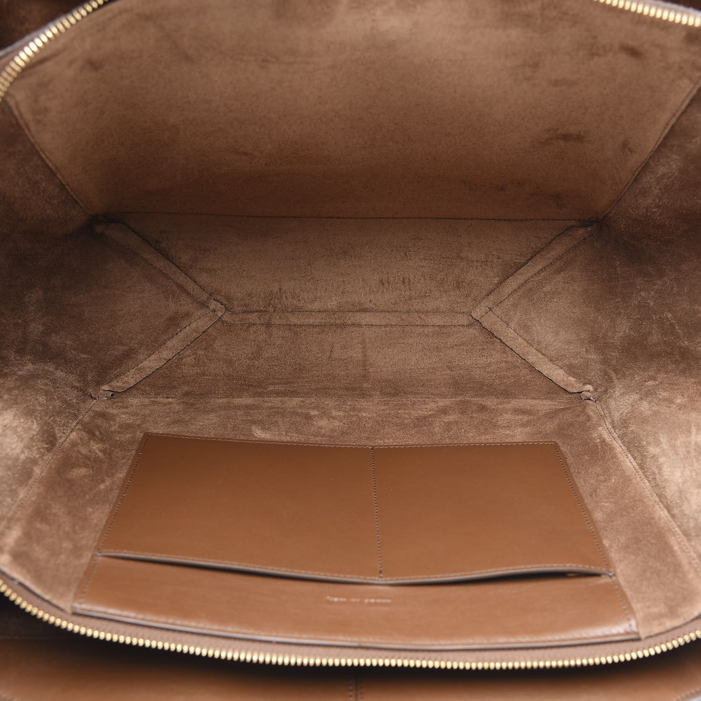 Smooth Calfskin Medium Tri-Fold Bag Havana