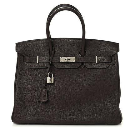 Hermes Togo BIRKIN 35 Chocolate 1 of 12