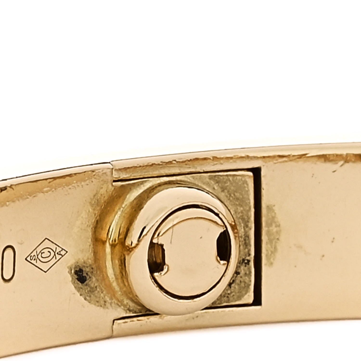 Cartier 18K Yellow Gold 10 Diamond LOVE Bracelet 16 6 of 6