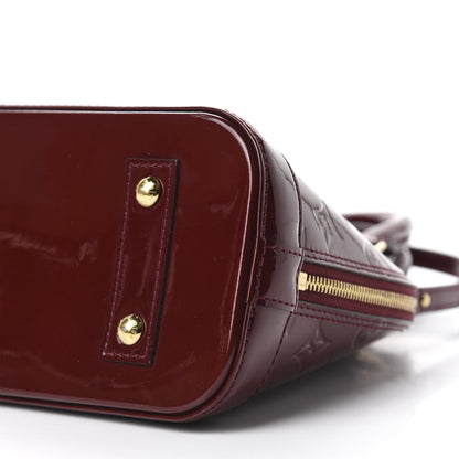 Louis Vuitton Vernis Alma BB Griotte 7 of 9