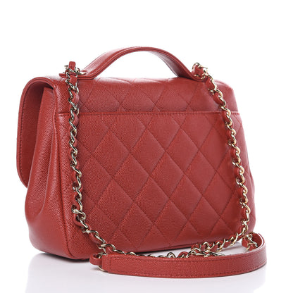 Chanel Caviar Quilted Medium Business Affinity Flap Red 3 of 9