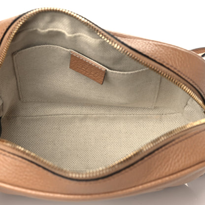 Gucci Pebbled Calfskin Small Soho Disco Bag Rose Beige 5 of 6