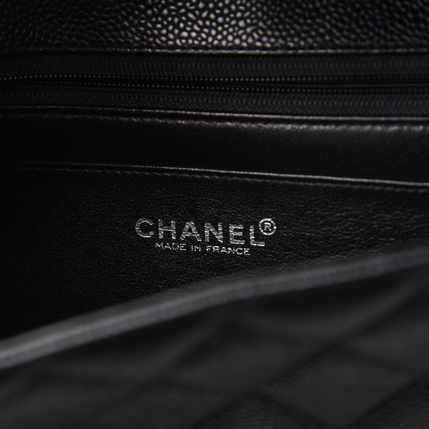 Chanel Caviar Quilted Jumbo Single Flap Black 6 of 12