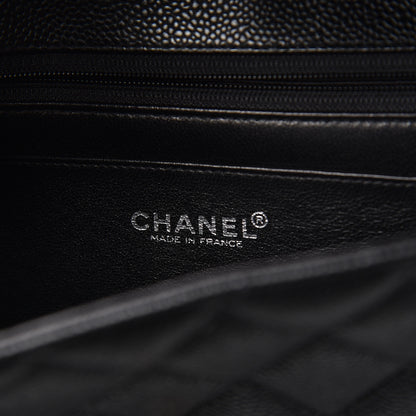 Chanel Caviar Quilted Jumbo Single Flap Black 6 of 12