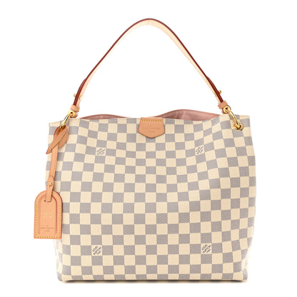 Louis Vuitton Damier Azur Graceful PM Rose Ballerine 1 of 10