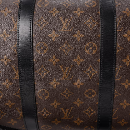 Louis Vuitton Monogram Macassar Keepall Bandouliere 55 8 of 22