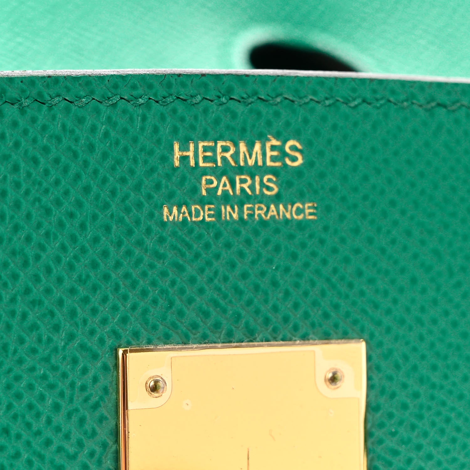 Hermes Epsom Birkin 30 Vert Jade 6 of 11