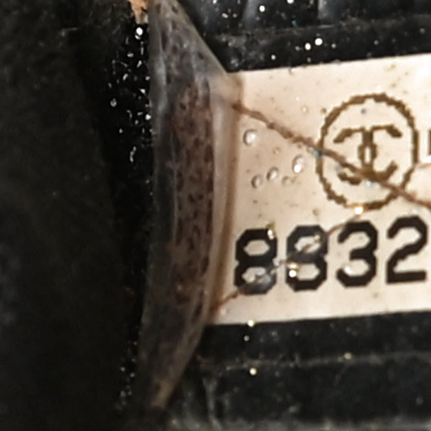 Chanel Caviar Square Stitched Tote Black 6 of 14