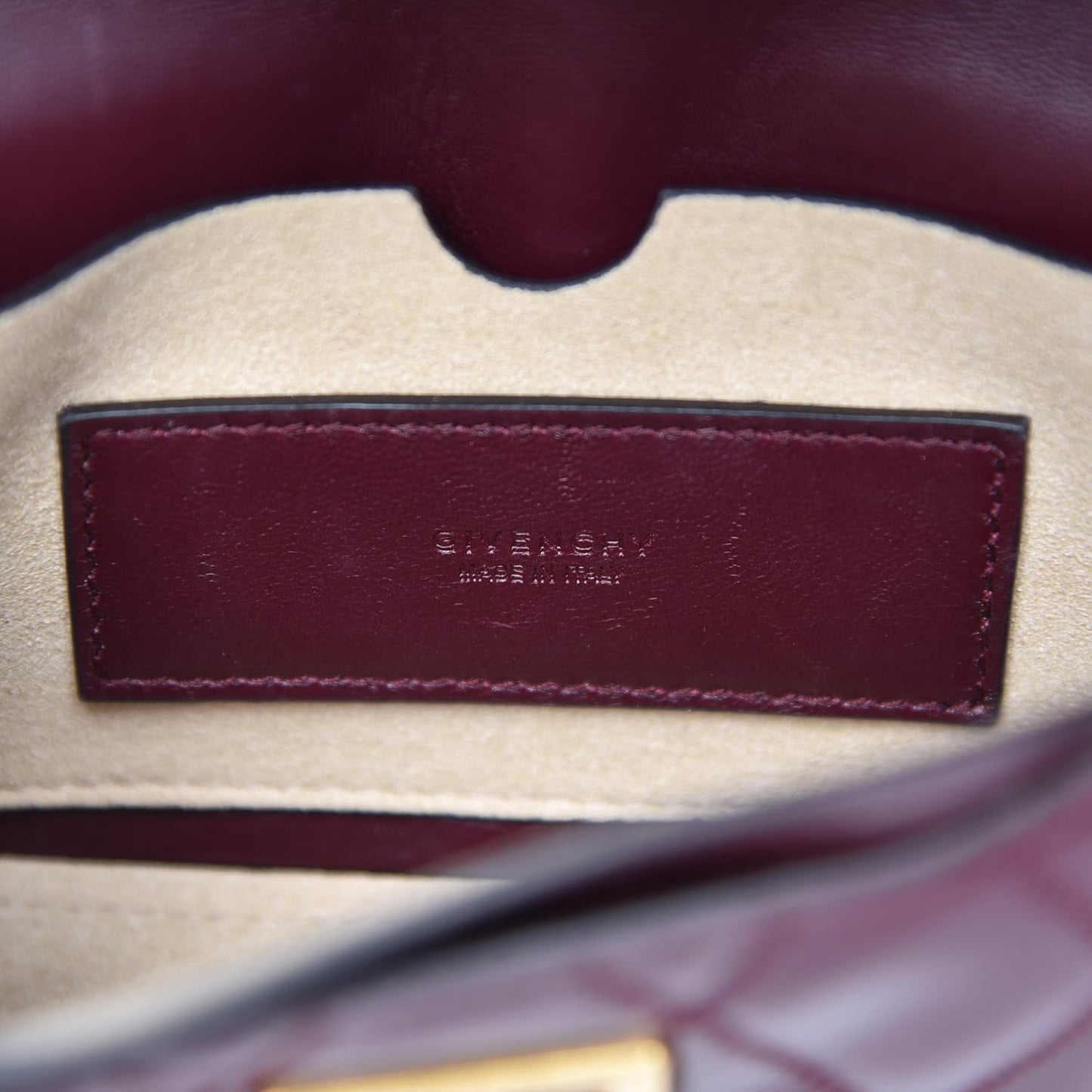 Goatskin Quilted GV3 Mini Pocket Convertible Bag Aubergine
