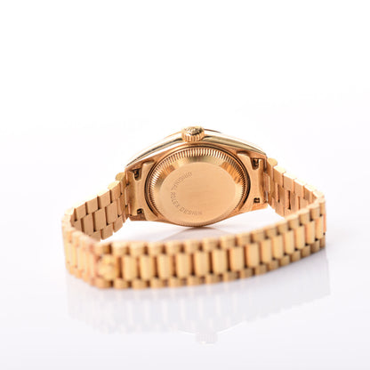 Rolex 18K Yellow Gold 26mm Oyster Perpetual Datejust President Watch Champagne 69178 4 of 7