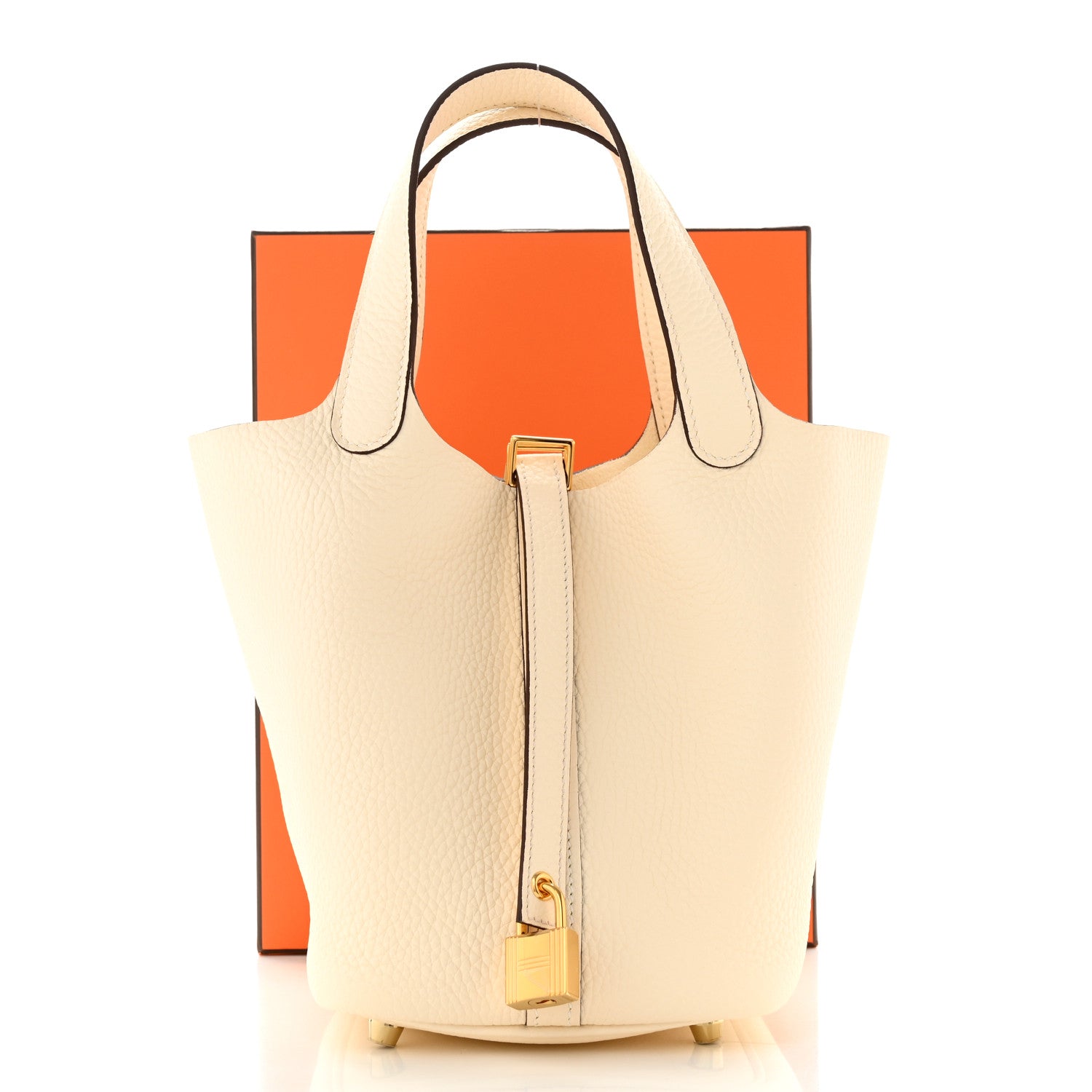 Hermes Taurillon Clemence Picotin Lock 18 PM Nata 11 of 11