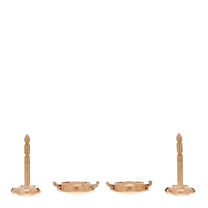 Hermes 18K Rose Gold TPM Farandole Stud Earrings 3 of 4
