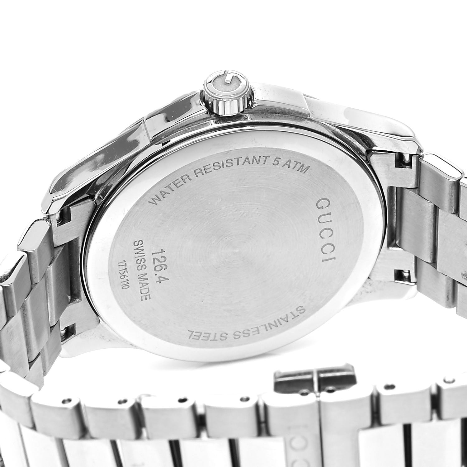 Gucci Stainless Steel 38mm G-Timeless Diamante Quartz Watch 4 of 4
