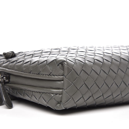 Bottega Veneta Nappa Intrecciato Pillow Crossbody Messenger Light Grey 9 of 9