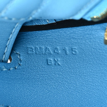 Hermes Swift Kelly Retourne 25 Celeste 7 of 11