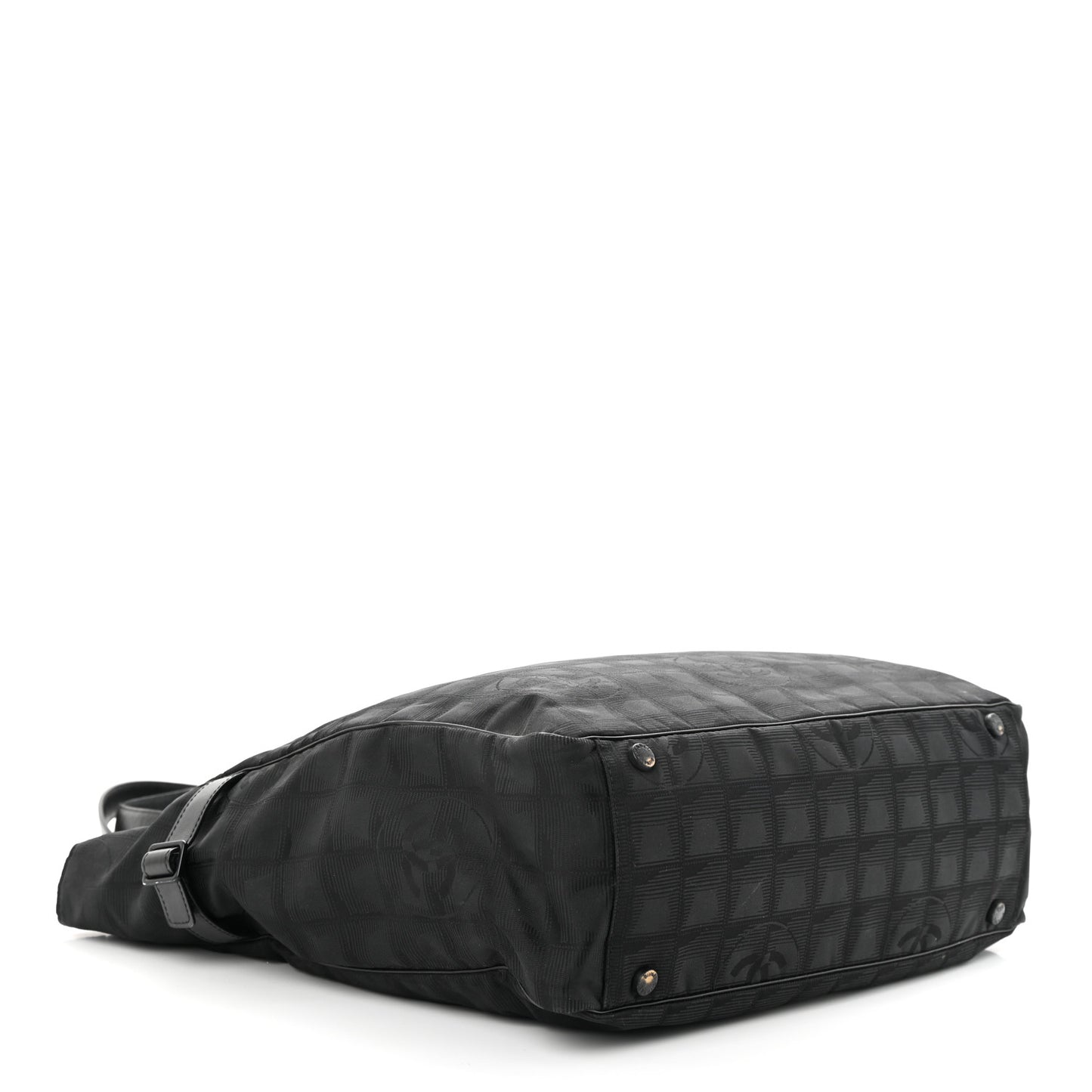 Nylon Medium Travel Tote Black