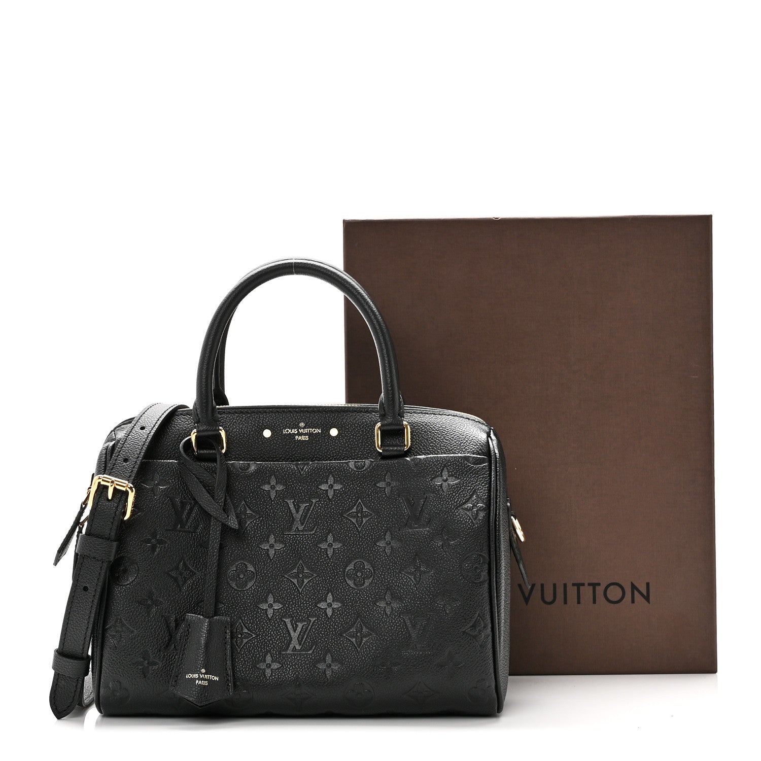 Louis Vuitton Empreinte Speedy Bandouliere 25 NM Black 10 of 10