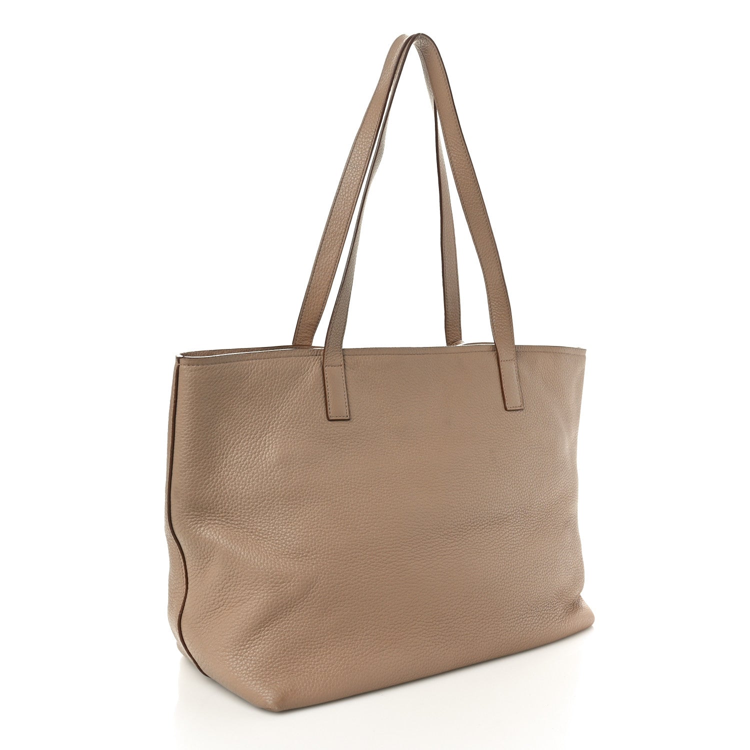 Prada Vitello Daino Pocket Shopping Tote Cammeo 3 of 10